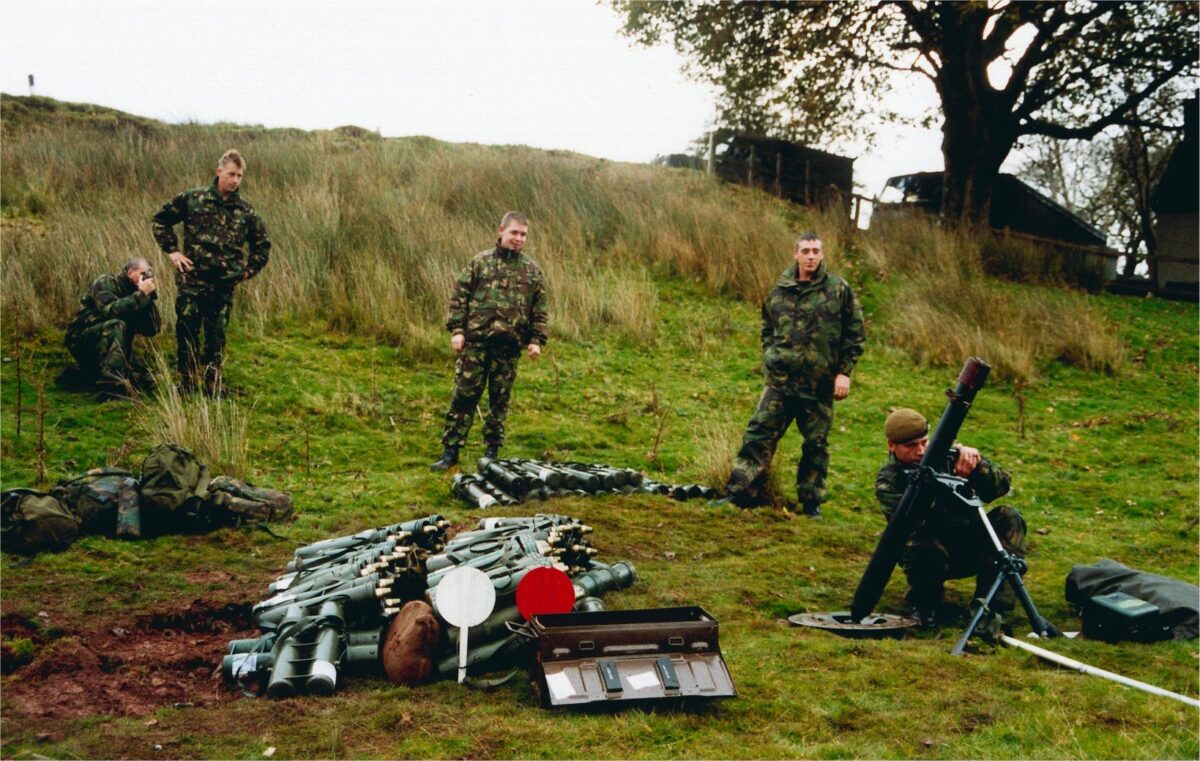 Mortar Platoon 2nd Battalion, Royal Anglian Regiment