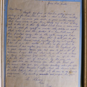Letter to a Royal Anglian Soldier from his Dad