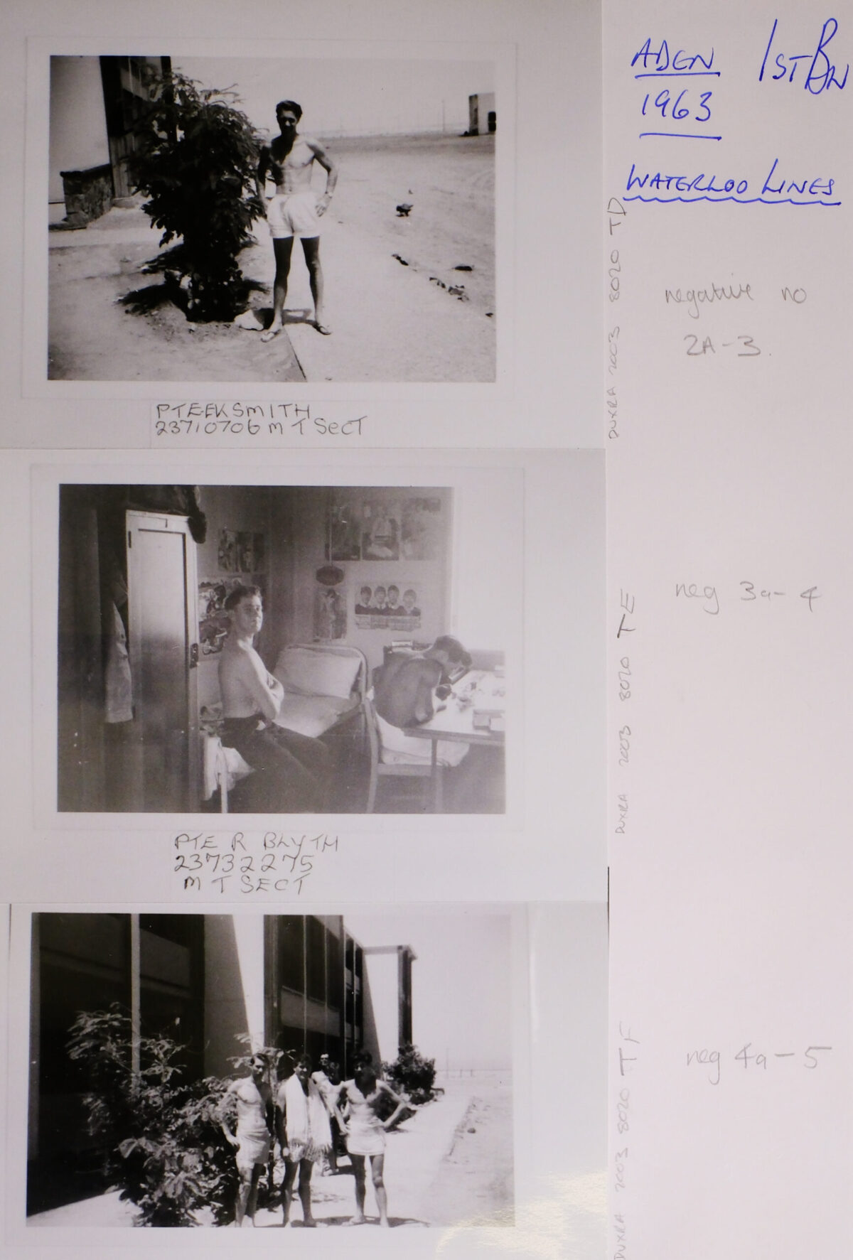 Photographs from Aden 1963