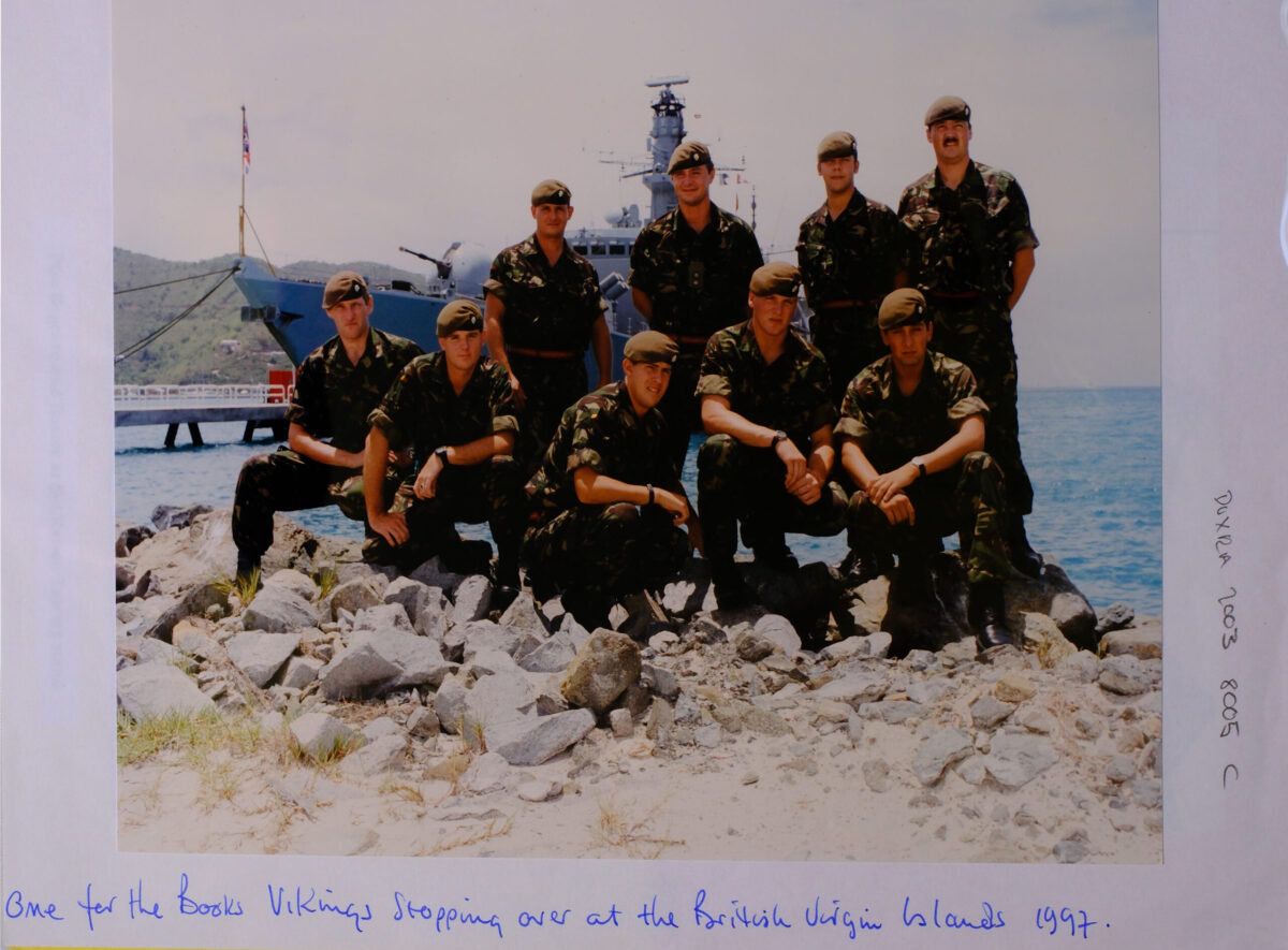 1st Battalion, Royal Anglian Regiment. British Virgin Islands in 1998