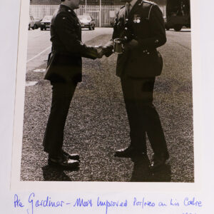 1st Battalion, Royal Anglian Regiment November 1985. Private Gardiner, most improved on the PNCO course in May 1986 1st Battalion, Royal Anglian Regiment November 1985. Private Gardiner, most improved on the PNCO course in May 1986