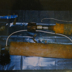 IRA Bomb making equipment located by soldiers. 