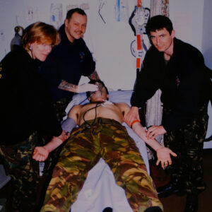Captain Banfield shows her skills at Fort Whiterock in 1997