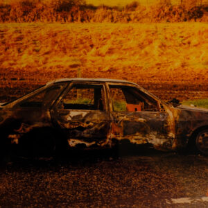 Car from the murder of Constable Marshall, Ambush of RUC patrol on 20 October 1989. Car from the murder of Constable Marshall, Ambush of RUC patrol on 20 October 1989.