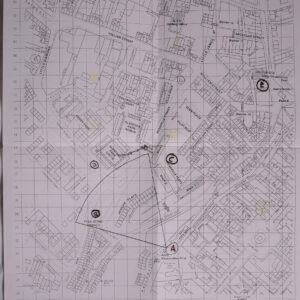 Map of the Bloody Sunday area in 1972. Used during an enquiry. Map of the Bloody Sunday area in 1972. Used during an enquiry.