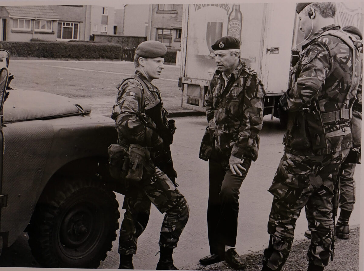 2nd Battalion, Royal Anglian Regiment in Northern Ireland in 1986.