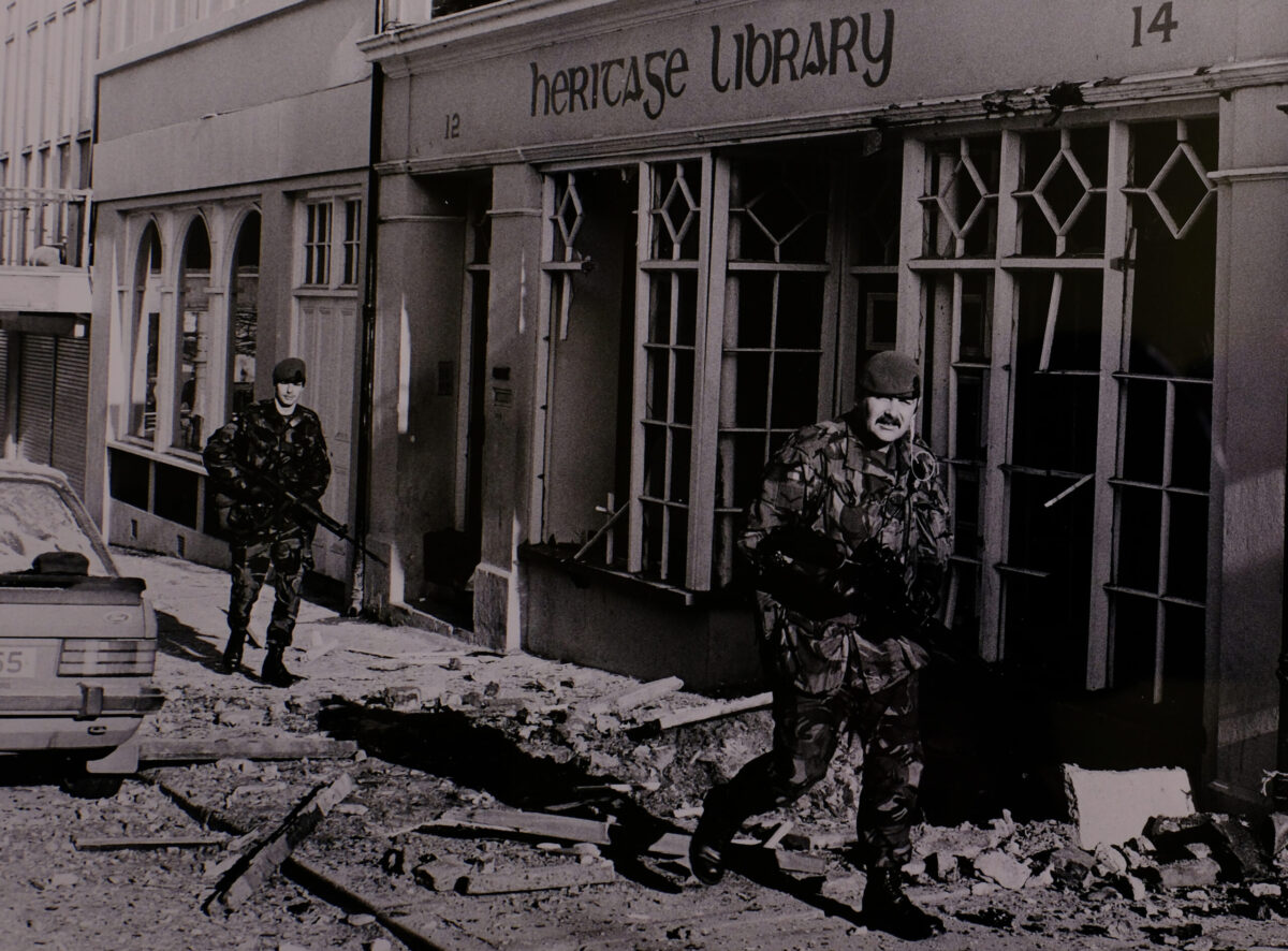 1st Battalion, Royal Anglian Regiment in Northern Ireland in 1986. 1st Battalion, Royal Anglian Regiment in Northern Ireland in 1986.