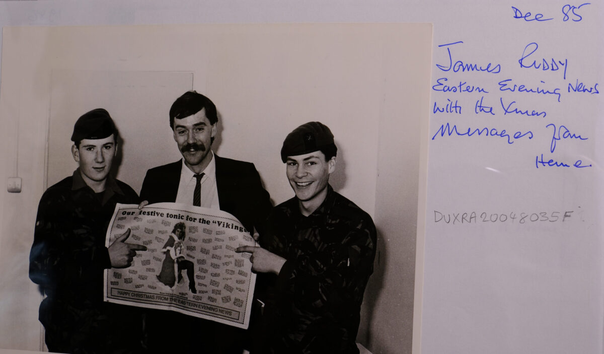 1st Battalion, Royal Anglian Regiment in Northern Ireland in 1986. 1st Battalion, Royal Anglian Regiment in Northern Ireland in 1986.