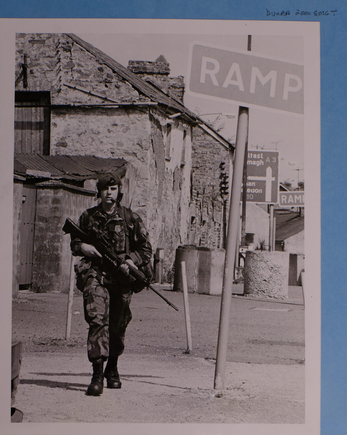 Soldier Royal Anglian Regiment in Northern Ireland