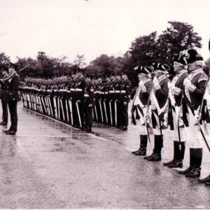 Tercentenary celebrations of Regiment in 1985,