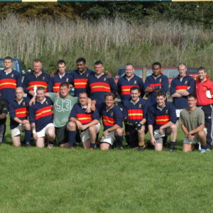 1st Battalion Royal Anglian Regiment Rugby team at Bury St Edmunds Sep 2006.