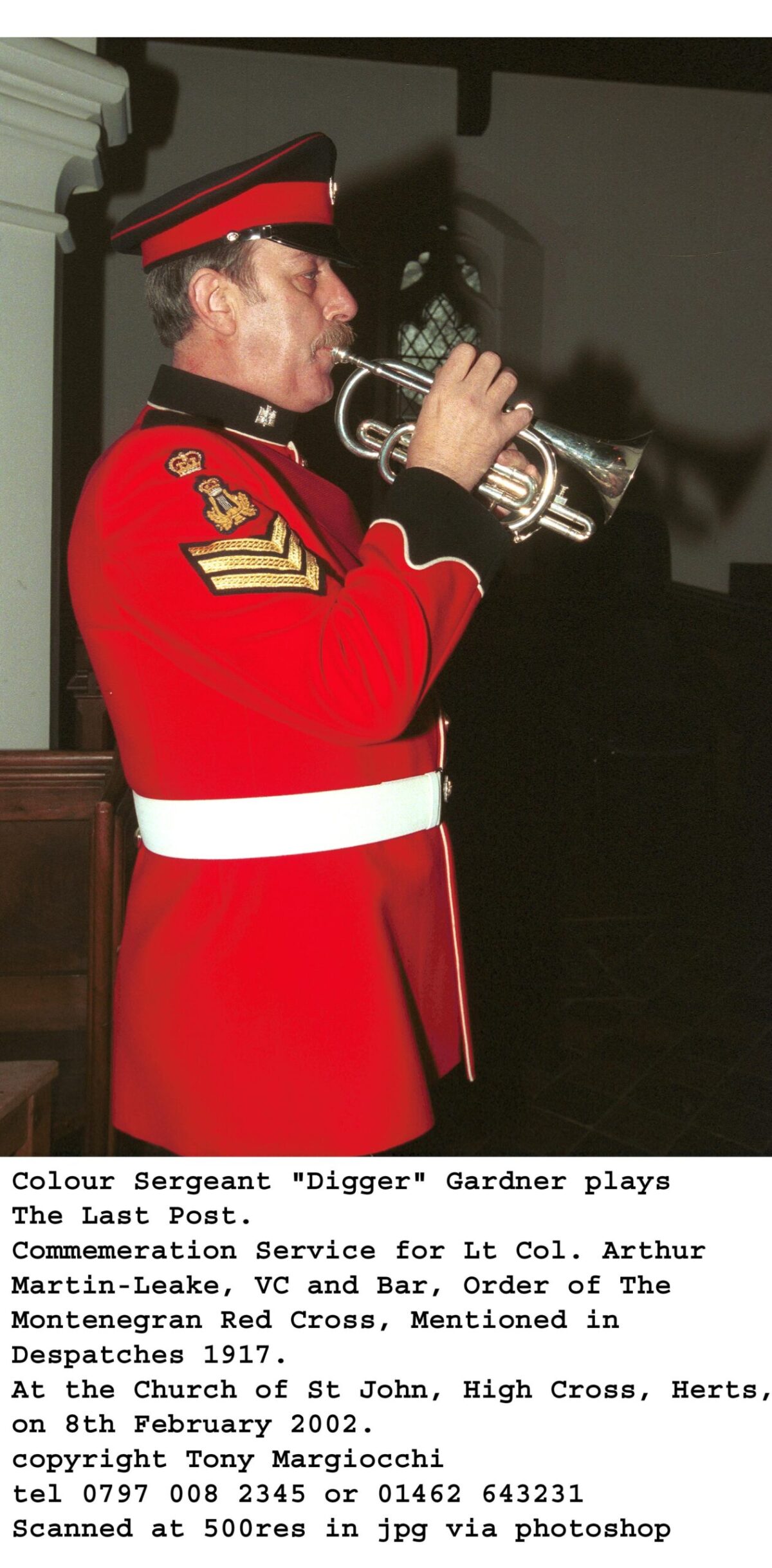 Bugler at a memorial Bugler at a memorial