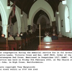 Congregation in the Warley church