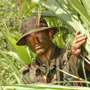 The 2nd Battalion, Royal Anglian Regiment, in Belize in February 2002.