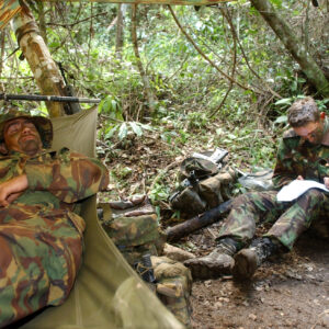 The 2nd Battalion, Royal Anglian Regiment, in Belize in February 2002.