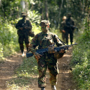The 2nd Battalion, Royal Anglian Regiment, in Belize in February 2002. The 2nd Battalion, Royal Anglian Regiment, in Belize in February 2002.