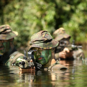 The 2nd Battalion, Royal Anglian Regiment, in Belize in February 2002. The 2nd Battalion, Royal Anglian Regiment, in Belize in February 2002.