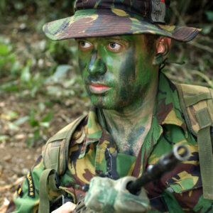 The 2nd Battalion, Royal Anglian Regiment, in Belize in February 2002.