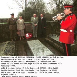 Last Post at the grave