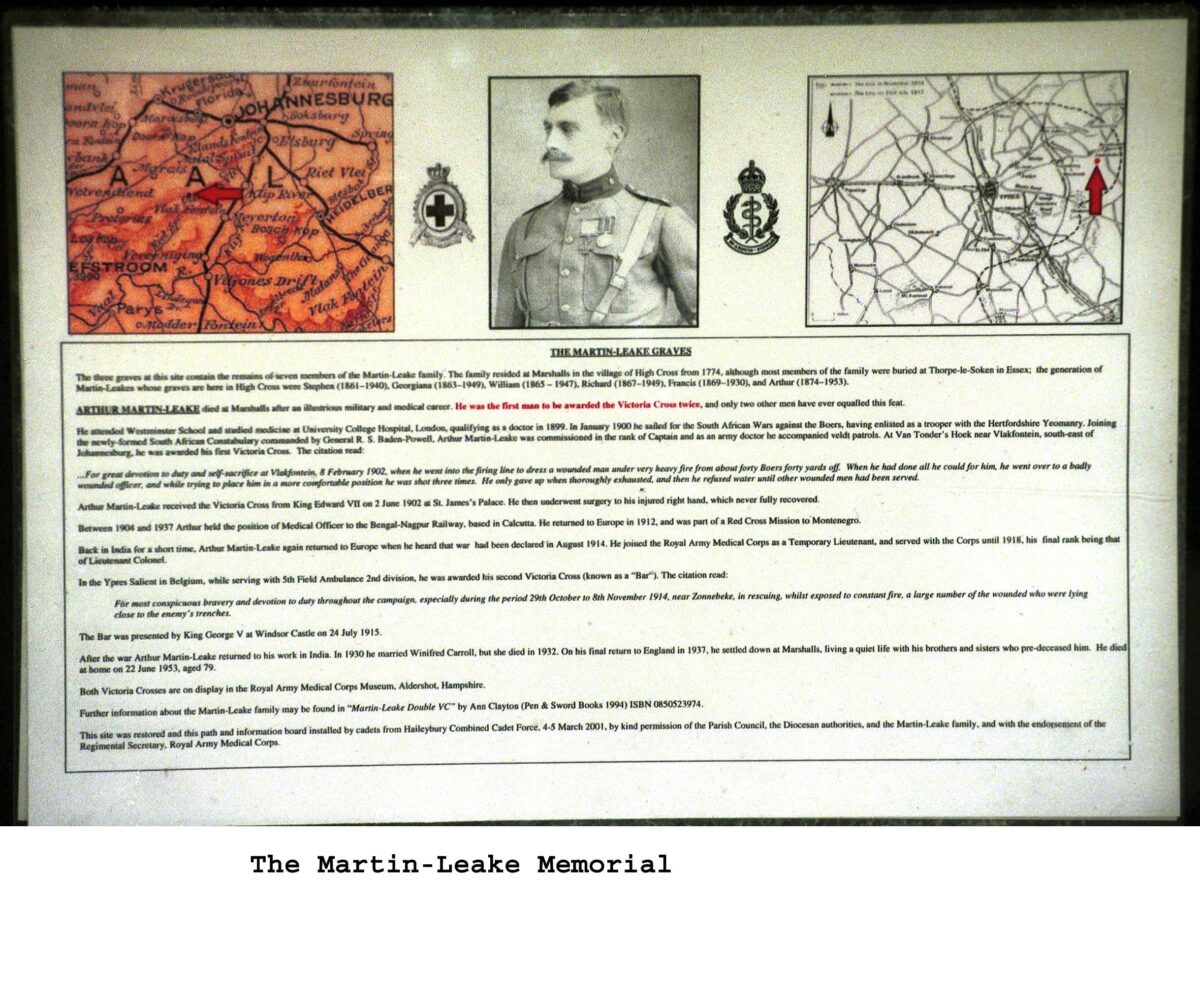 LIEUTENANT COLONEL ARTHUR MARTIN-LEAKE VICTORIA CROSS and BAR