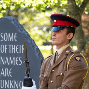 Massacre of Le Paradis - NMA Memorial unveiling