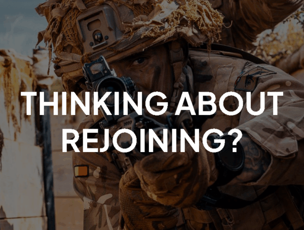 Rejoiners for the British Army