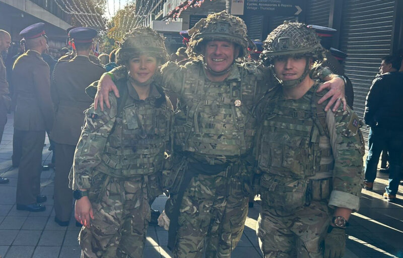 Reservists from the 3rd Battalion, Royal Anglian Regiment run three back to back Marathons