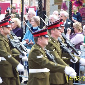 Northampton parade for the 2nd Battalion, Royal Anglian Regiment in 2007 Northampton parade for the 2nd Battalion, Royal Anglian Regiment in 2007