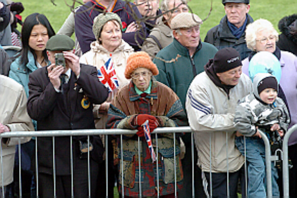 Soldiers from the 2nd Battalion Royal Anglian Regiment march through Leicester city centre. The scene in Town Hall Square
