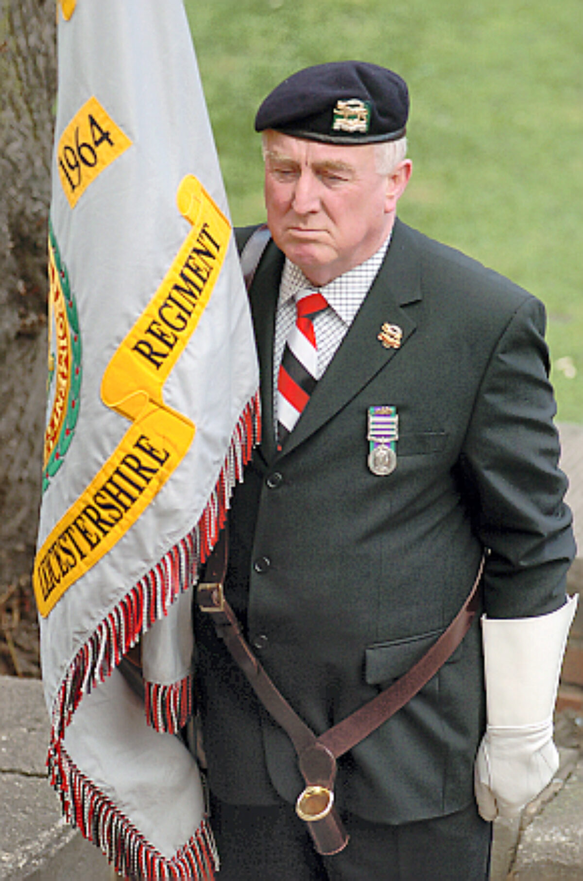 Soldiers from the 2nd Battalion Royal Anglian Regiment march through Leicester city centre. The scene in Town Hall Square