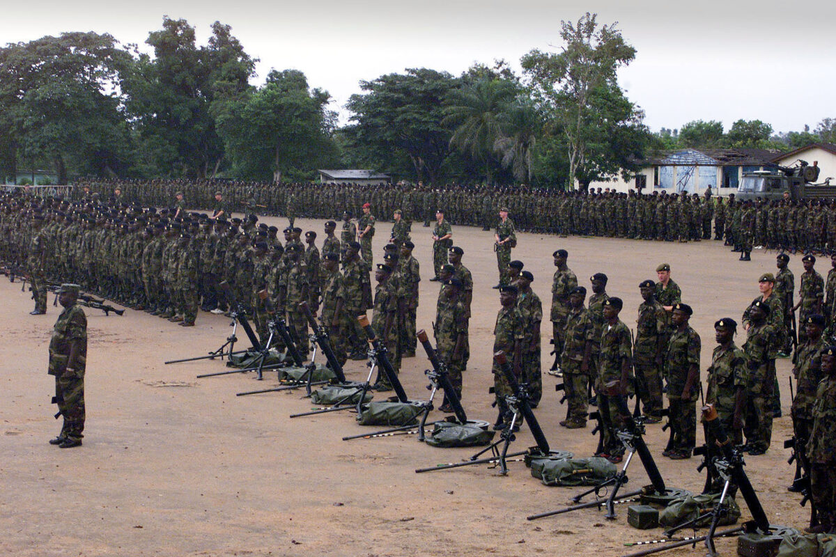 The 2nd Battalion, Royal Anglian Regiment was in Sierra Leone in 2000. Specifically, they were part of the International Military Assistance and Training Team (IMATT) and deployed in June and July 2000, with a portion of the unit (B Company) deployed from May 2000 to March 2001.