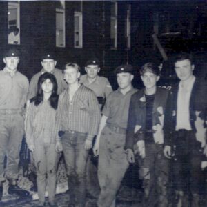 The 3rd Battalion was stationed in Berlin from 1964-66, the 2nd Battalion from 1978-81. This photograph was taken just after four refugees crossed from East to West Berlin in 1964. They were undetected by East German Guards and received assistance by four 3rd Battalion soldiers patrolling the Berlin Wall. The 3rd Battalion was stationed in Berlin from 1964-66, the 2nd Battalion from 1978-81. This photograph was taken just after four refugees crossed from East to West Berlin in 1964. They were undetected by East German Guards and received assistance by four 3rd Battalion soldiers patrolling the Berlin Wall.