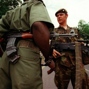 The 2nd Battalion, Royal Anglian Regiment was in Sierra Leone in 2000. Specifically, they were part of the International Military Assistance and Training Team (IMATT) and deployed in June and July 2000, with a portion of the unit (B Company) deployed from May 2000 to March 2001.