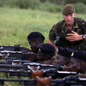 The 2nd Battalion, Royal Anglian Regiment was in Sierra Leone in 2000. Specifically, they were part of the International Military Assistance and Training Team (IMATT) and deployed in June and July 2000, with a portion of the unit (B Company) deployed from May 2000 to March 2001.