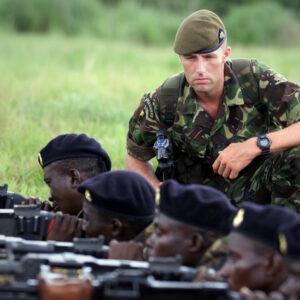 The 2nd Battalion, Royal Anglian Regiment was in Sierra Leone in 2000. Specifically, they were part of the International Military Assistance and Training Team (IMATT) and deployed in June and July 2000, with a portion of the unit (B Company) deployed from May 2000 to March 2001.