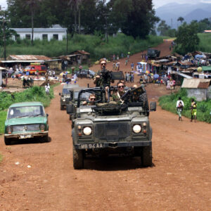 The 2nd Battalion, Royal Anglian Regiment was in Sierra Leone in 2000. Specifically, they were part of the International Military Assistance and Training Team (IMATT) and deployed in June and July 2000, with a portion of the unit (B Company) deployed from May 2000 to March 2001.