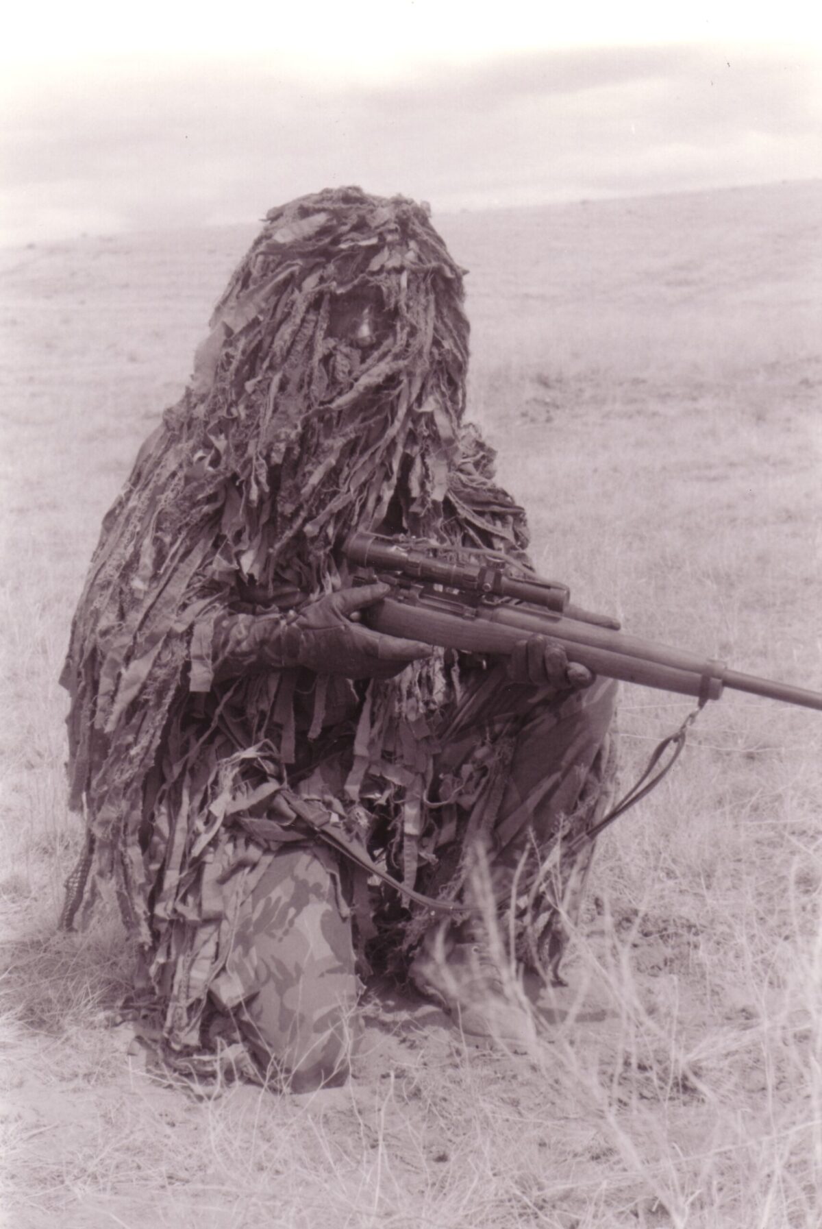 Corporal Chris Natham in sniper suit In addition to their basic skills, infantrymen can undertake specialist training to become snipers, radio operators, anti-tank gunners, mortarmen or medical orderlies.