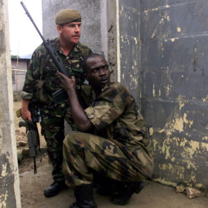 The 2nd Battalion, Royal Anglian Regiment was in Sierra Leone in 2000. Specifically, they were part of the International Military Assistance and Training Team (IMATT) and deployed in June and July 2000, with a portion of the unit (B Company) deployed from May 2000 to March 2001.