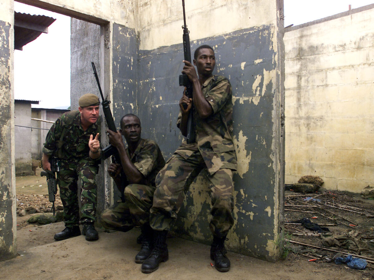 The 2nd Battalion, Royal Anglian Regiment was in Sierra Leone in 2000. Specifically, they were part of the International Military Assistance and Training Team (IMATT) and deployed in June and July 2000, with a portion of the unit (B Company) deployed from May 2000 to March 2001.