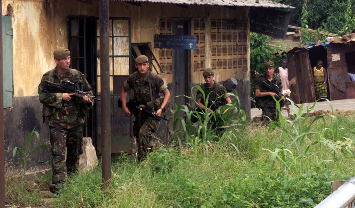 The 2nd Battalion, Royal Anglian Regiment was in Sierra Leone in 2000. Specifically, they were part of the International Military Assistance and Training Team (IMATT) and deployed in June and July 2000, with a portion of the unit (B Company) deployed from May 2000 to March 2001 The 2nd Battalion, Royal Anglian Regiment was in Sierra Leone in 2000. Specifically, they were part of the International Military Assistance and Training Team (IMATT) and deployed in June and July 2000, with a portion of the unit (B Company) deployed from May 2000 to March 2001