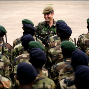 The 2nd Battalion, Royal Anglian Regiment was in Sierra Leone in 2000. Specifically, they were part of the International Military Assistance and Training Team (IMATT) and deployed in June and July 2000, with a portion of the unit (B Company) deployed from May 2000 to March 2001
