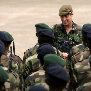 The 2nd Battalion, Royal Anglian Regiment was in Sierra Leone in 2000. Specifically, they were part of the International Military Assistance and Training Team (IMATT) and deployed in June and July 2000, with a portion of the unit (B Company) deployed from May 2000 to March 2001