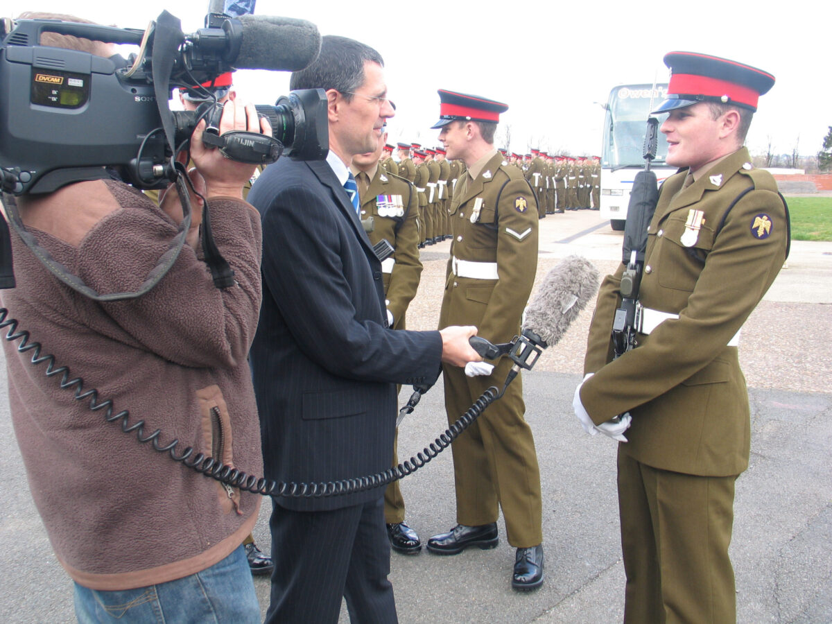 Northampton parade for the 2nd Battalion, Royal Anglian Regiment in 2009.