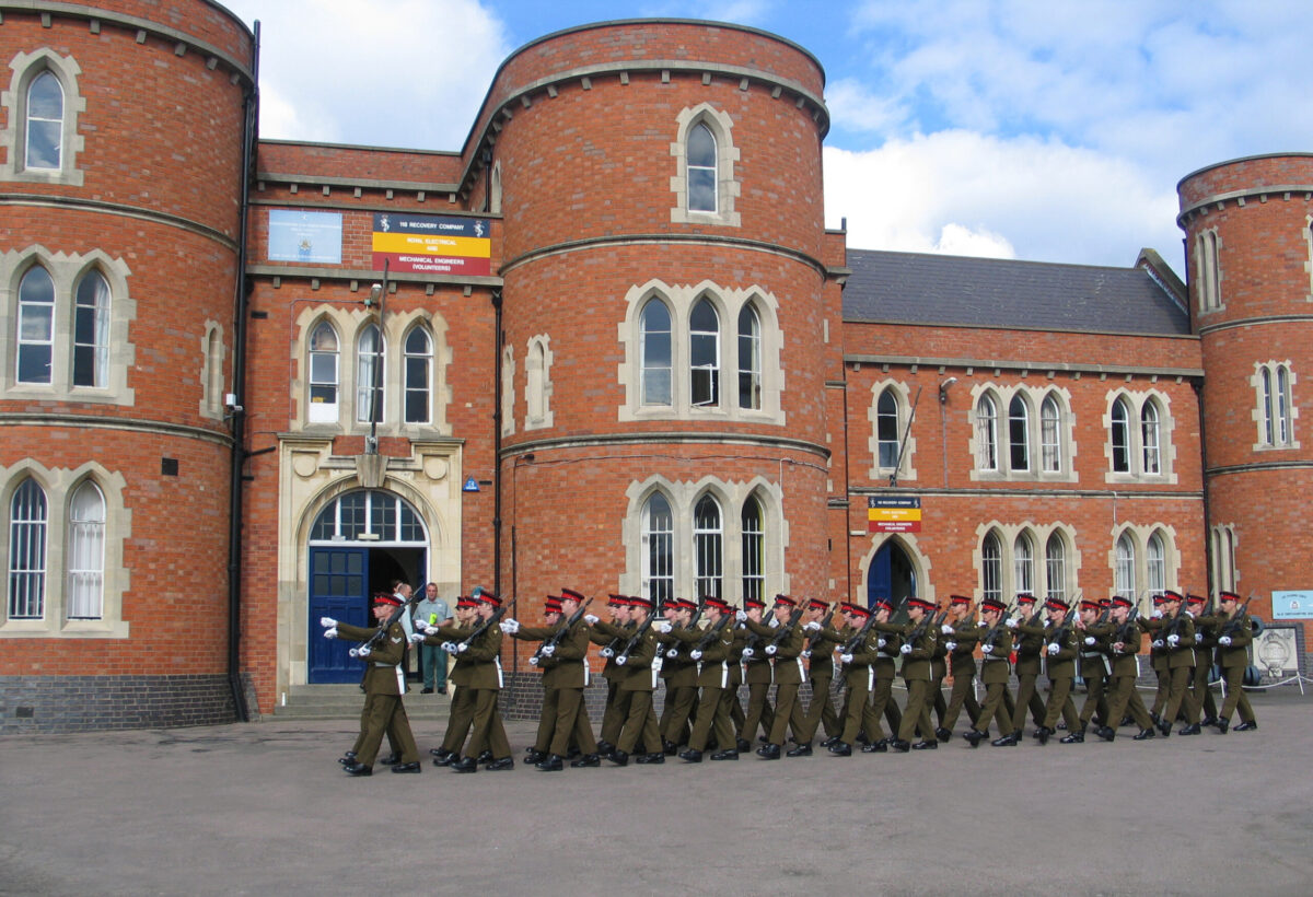 Northampton parade for the 2nd Battalion, Royal Anglian Regiment in 2009.