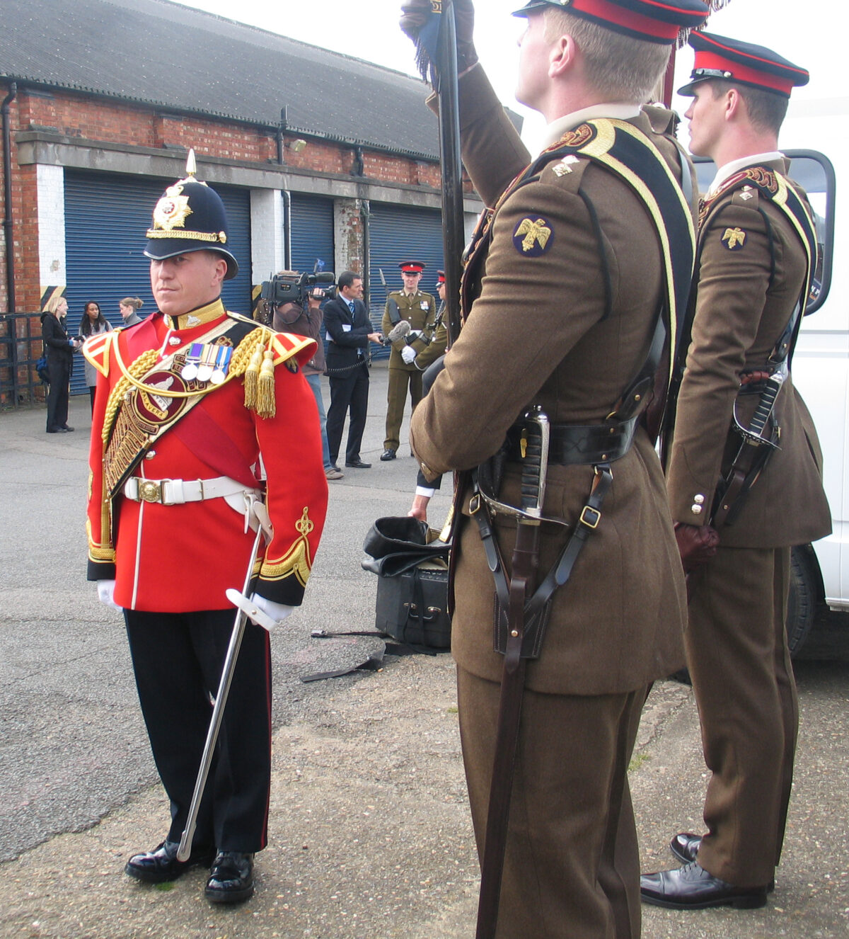 Northampton parade for the 2nd Battalion, Royal Anglian Regiment in 2009.