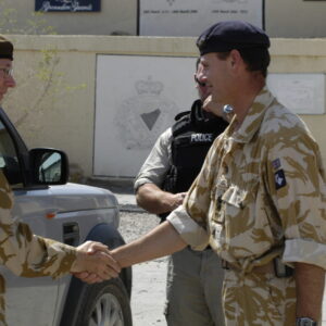 HRH The Duke of Gloucester Visit 12 Sept 2006 with Battle Group HQ and C Company, 2nd Battalion Royal Anglian Regiment in Iraq, Op TELIC 8. HRH The Duke of Gloucester Visit 12 Sept 2006 with Battle Group HQ and C Company, 2nd Battalion Royal Anglian Regiment in Iraq, Op TELIC 8.