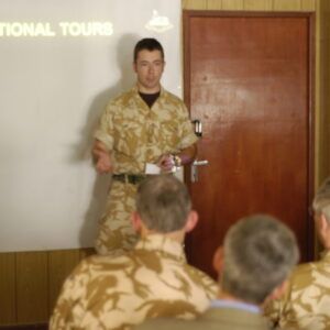 HRH The Duke of Gloucester Visit 12 Sept 2006 with Battle Group HQ and C Company, 2nd Battalion Royal Anglian Regiment in Iraq, Op TELIC 8. HRH The Duke of Gloucester Visit 12 Sept 2006 with Battle Group HQ and C Company, 2nd Battalion Royal Anglian Regiment in Iraq, Op TELIC 8.