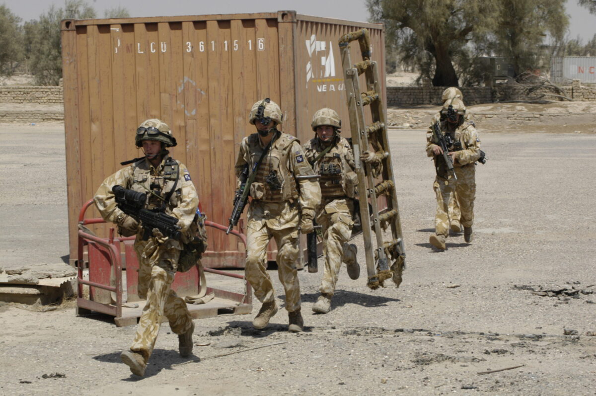 HRH The Duke of Gloucester Visit 12 Sept 2006 with Battle Group HQ and C Company, 2nd Battalion Royal Anglian Regiment in Iraq, Op TELIC 8. HRH The Duke of Gloucester Visit 12 Sept 2006 with Battle Group HQ and C Company, 2nd Battalion Royal Anglian Regiment in Iraq, Op TELIC 8.