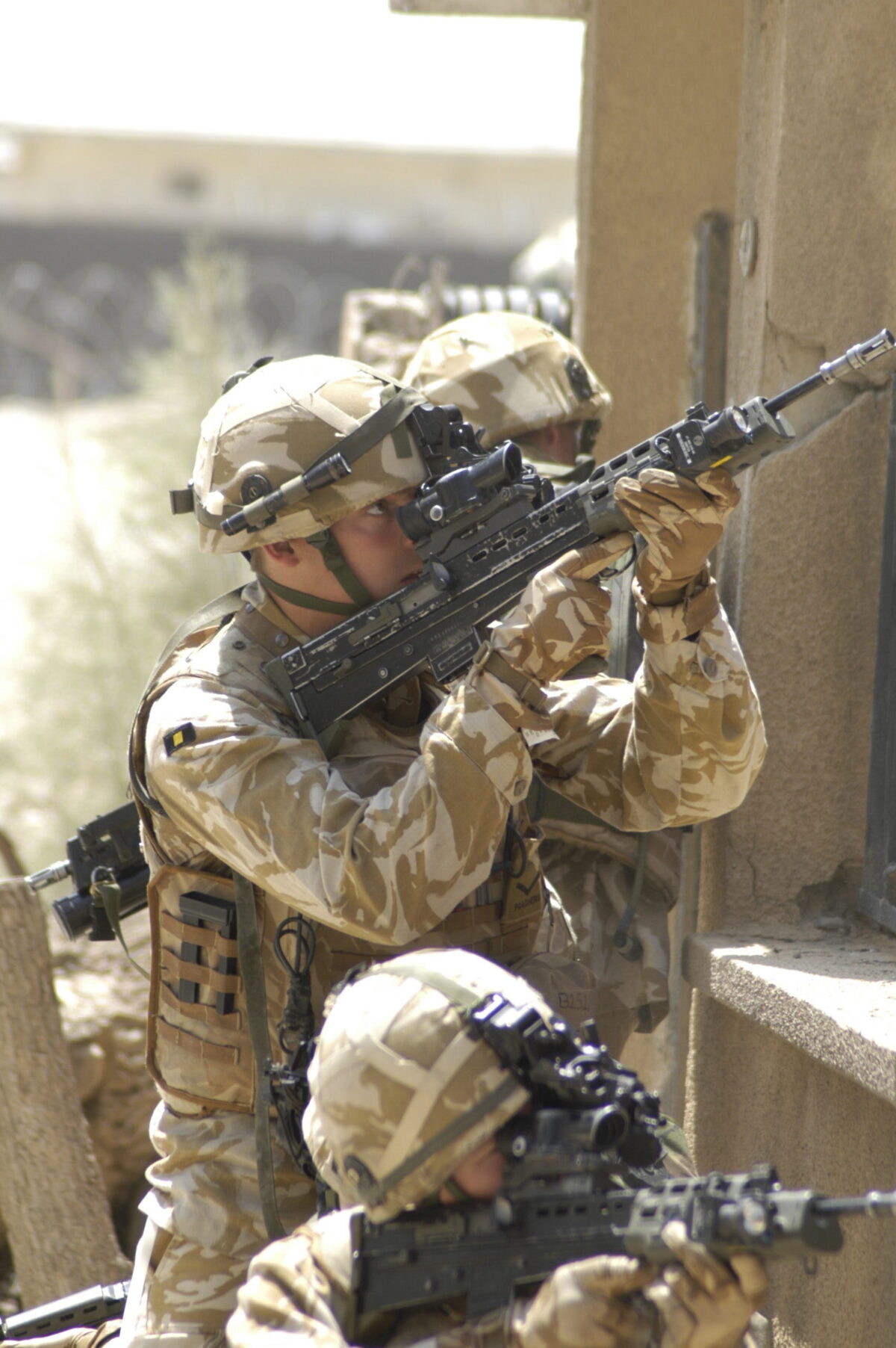 HRH The Duke of Gloucester Visit 12 Sept 2006 with Battle Group HQ and C Company, 2nd Battalion Royal Anglian Regiment in Iraq, Op TELIC 8. HRH The Duke of Gloucester Visit 12 Sept 2006 with Battle Group HQ and C Company, 2nd Battalion Royal Anglian Regiment in Iraq, Op TELIC 8.