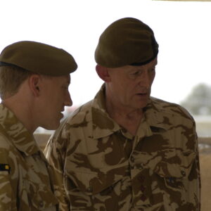 HRH The Duke of Gloucester Visit 12 Sept 2006 with Battle Group HQ and C Company, 2nd Battalion Royal Anglian Regiment in Iraq, Op TELIC 8. HRH The Duke of Gloucester Visit 12 Sept 2006 with Battle Group HQ and C Company, 2nd Battalion Royal Anglian Regiment in Iraq, Op TELIC 8.